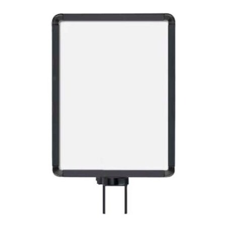 Lavi Industries Vertical Swivel Sign Frame, 11" x 14", For 7' Posts, Matte Black 50-1131SV/MB